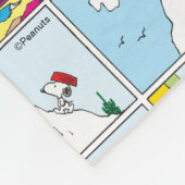 Couverture Polaire Snoopy Sled Riding Food Dish (Coin)