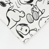 Couverture Polaire Snoopy Smile Giggle Laugh Pattern (Coin)