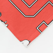 Couverture Polaire Snoopy Varsity Sports (Coin)