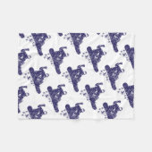 Couverture Polaire Snow-Boarder (Devant (Horizontal))