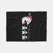 Couverture Polaire Snow Man Xmas Tee Snowman Gamer  (Devant (Horizontal))