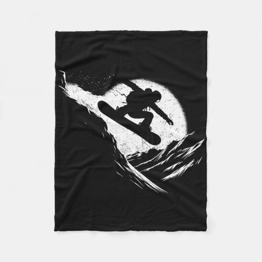 Couverture Polaire Snowboard Cliff Snowboard Snowboard Distresse (Devant)