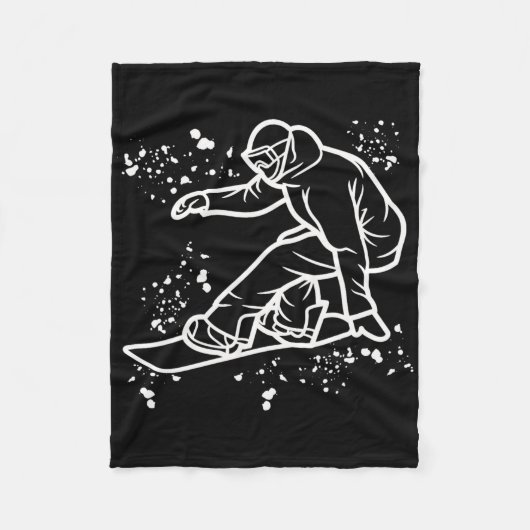 Couverture Polaire Snowboard coloré Snowboard Snowboard 36 (Devant)