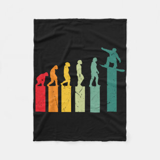 Couverture Polaire Snowboard Evolution Mountains Ski Slope Snowboa