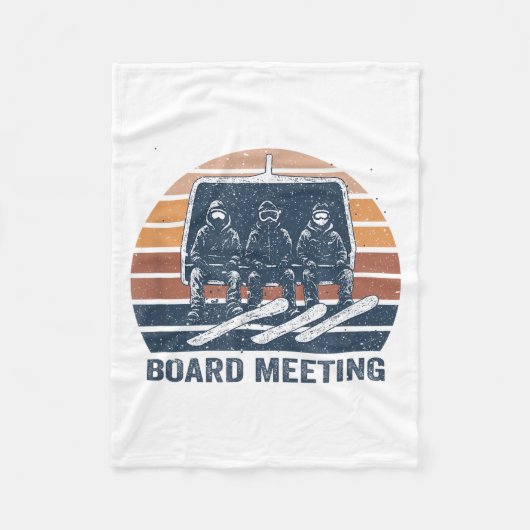 Couverture Polaire Snowboard Meeting Snowboarding Vacation Skiing  (Devant)