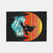 Couverture Polaire Snowboard Retro Snowboard Snowboard Extreme S (Devant (Horizontal))