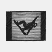 Couverture Polaire Snowboard Snowboard Skilift Snowboard (Devant (Horizontal))