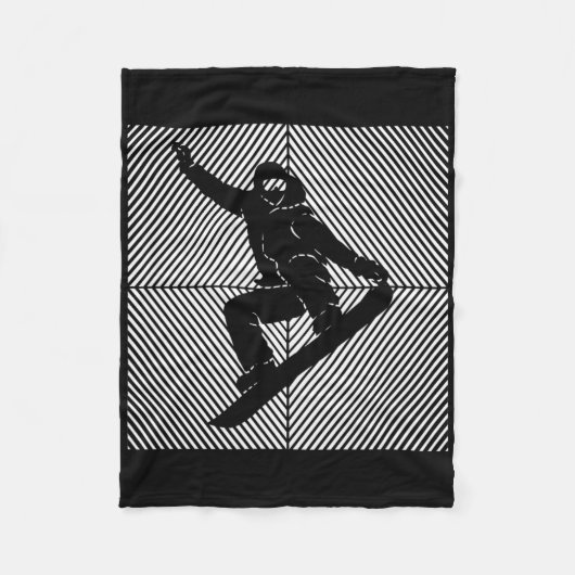 Couverture Polaire Snowboard Snowboard Skilift Snowboard (Devant)