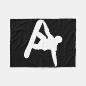 Couverture Polaire Snowboard Snowboard Snowboard Snowboard Snow Fun S (Devant (Horizontal))