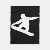 Couverture Polaire Snowboard Snowboard Snowboard Snowboard Snow Fun S (Devant)