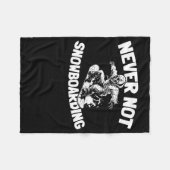 Couverture Polaire Snowboard Winter Sports - Snowboard Snowboard (Devant (Horizontal))