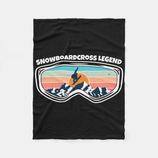 Couverture Polaire Snowboardcross Snowboard Goggings As Snowboardcr (Devant)