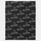 Couverture Polaire Snowboarder (Devant)