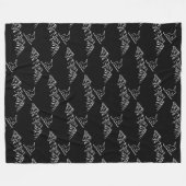 Couverture Polaire Snowboarder (Devant (Horizontal))