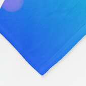 Couverture Polaire Snowboarding, surfeur avec le conseil sur le backg (Coin)