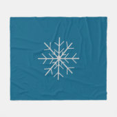 Couverture Polaire Snowflake (Devant (Horizontal))