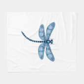 Couverture Polaire Snowflake Dragonfly Spirit (Devant (Horizontal))