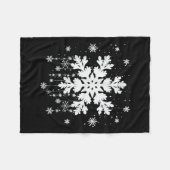 Couverture Polaire Snowflake Teacher Costume Matching Family Winter C (Devant (Horizontal))
