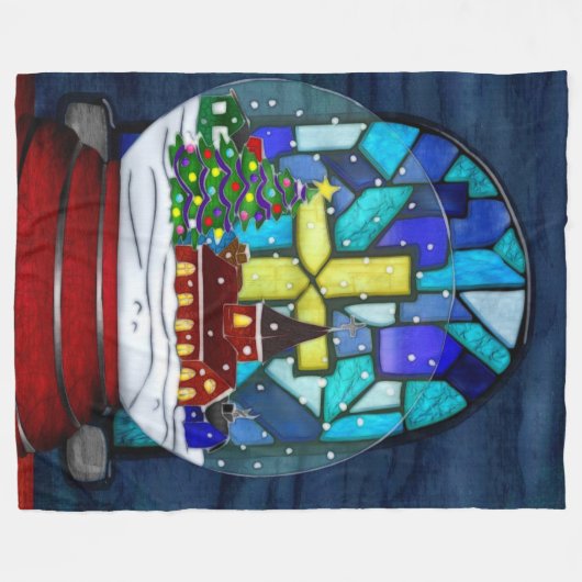 Couverture Polaire Snowglobe Whimsey (Devant (Horizontal))