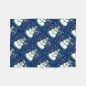 Couverture Polaire Snowman (Devant (Horizontal))