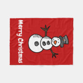 Couverture Polaire Snowman (Devant (Horizontal))