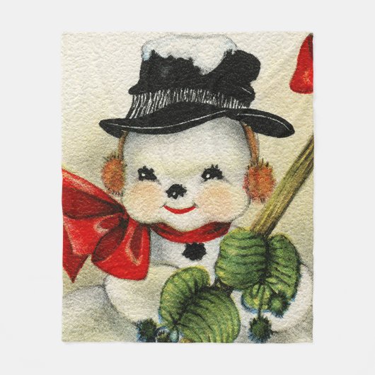 Couverture Polaire Snowman 004 (Devant)