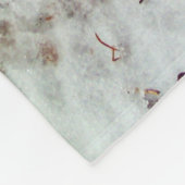 Couverture Polaire Snowman avec arc-en-ciel (Coin)