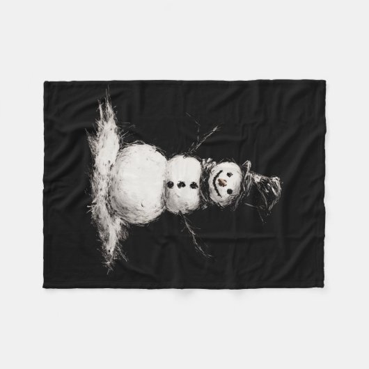 Couverture Polaire Snowman fleece blanket (Devant (Horizontal))