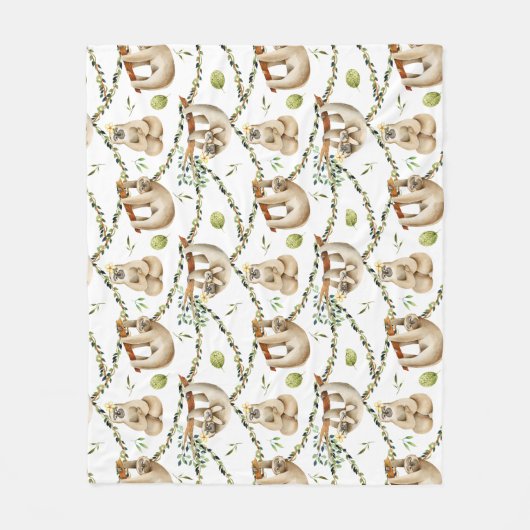 Couverture Polaire Snowman Winter Wonderland Blanche (Devant)