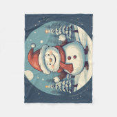 Couverture Polaire Snowmen doux (Devant)