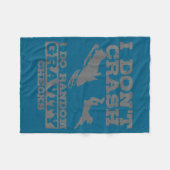 Couverture Polaire Snowmobile I Don't Crash Random Gravity Checks Fun (Devant (Horizontal))