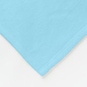 Couverture Polaire "Snuggings" bleu clair (Coin)