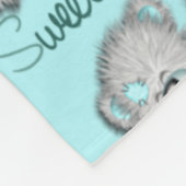 Couverture Polaire Snuggle Sweet Dreams Teddy-cyan (Coin)