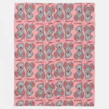 Snuggle Sweet Dreams Teddy-doux cerise