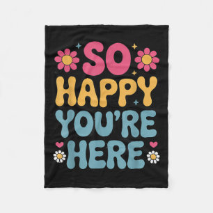 Couverture Polaire So Happy You’re Here Super Retro Sitivity Women T