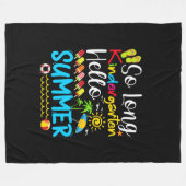 Couverture Polaire So Long Kindergarten Hello Summer (Devant (Horizontal))