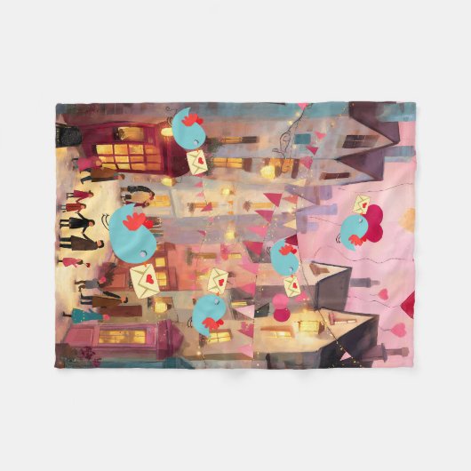 COUVERTURE POLAIRE SO MANY VALENTINES FOR DELIVERY (Devant (Horizontal))