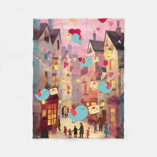 COUVERTURE POLAIRE SO MANY VALENTINES FOR DELIVERY (Devant)