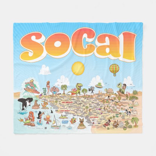 Couverture Polaire SoCal moyen (Devant (Horizontal))