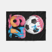 Couverture Polaire Soccer Drip Number 67 Boys Soccer Player 67  (Devant (Horizontal))