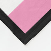 Couverture Polaire Soccer Fleece Blanket rose personnalisateur (Coin)