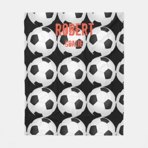 Couverture Polaire Soccer Fleece Blanket Sports Joueurs Vans Athlètes
