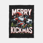 Couverture Polaire Soccer Gnome Merry Kickmas (Devant)