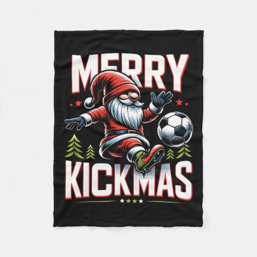Couverture Polaire Soccer Gnome Merry Kickmas (Devant)