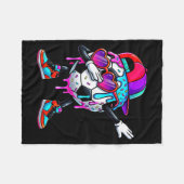 Couverture Polaire Soccer Ice Cream Drip Dabbing Sprinkles Srts Boys  (Devant (Horizontal))