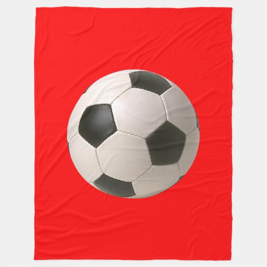 Couverture Polaire Soccerball (Devant)