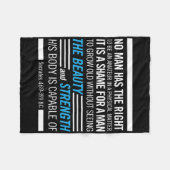 Couverture Polaire Socrates Citation de remise en forme physique Body (Devant (Horizontal))