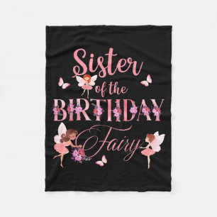 Couverture Polaire Sœur de la fée d'anniversaire Première famille d'a