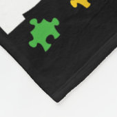 Couverture Polaire Soeur De L'Anniversaire Sensibilisation sur l'auti (Coin)