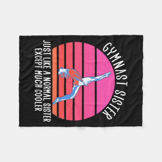 Couverture Polaire Soeur Gymnaste (Devant (Horizontal))